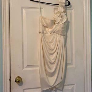 White one shoulder dress